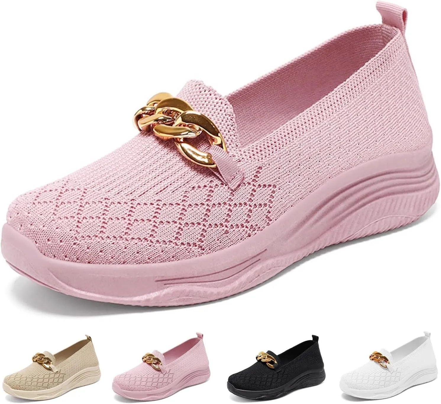 2024 New Orthopedic Women’s Breathable Slip on Arch Support Non-Slip Shoes, Orthopedic Shoes for Women