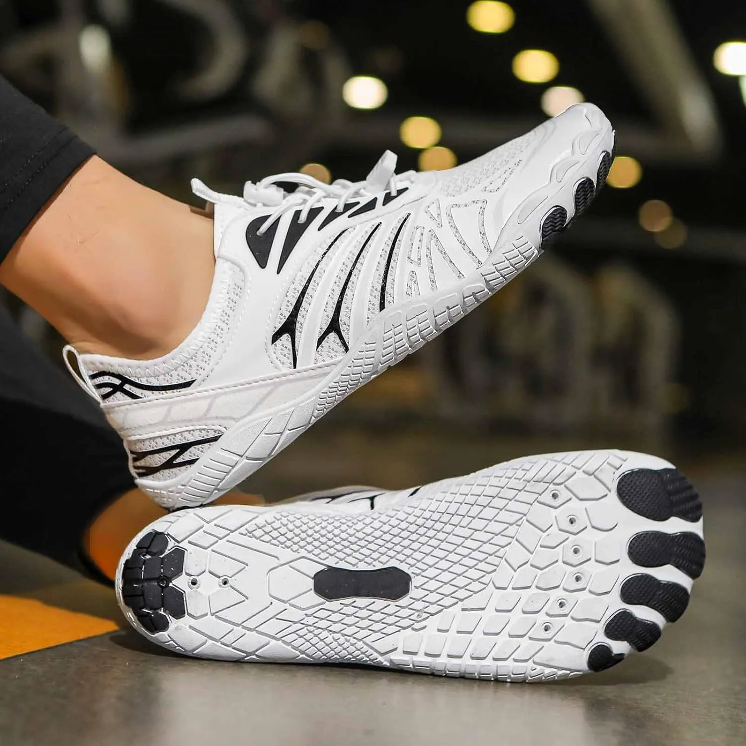 2025 New Barefoot Shoes Women, Hike Barefoot for Womens Mens，Water Shoes with Wide Toe Box Healthy Non-Slip,Neuropathy Breathable Barefoot Vitality
