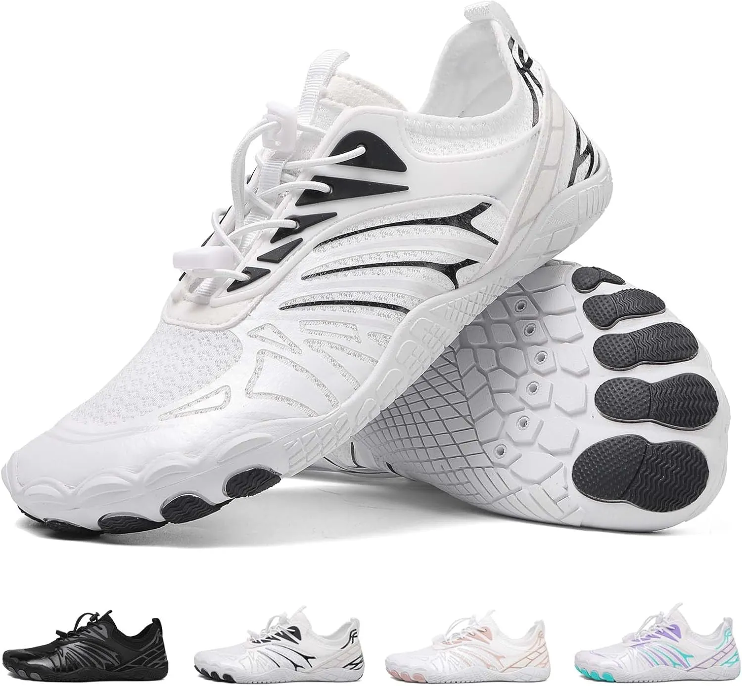 2025 New Barefoot Shoes Women, Hike Barefoot for Womens Mens，Water Shoes with Wide Toe Box Healthy Non-Slip,Neuropathy Breathable Barefoot Vitality