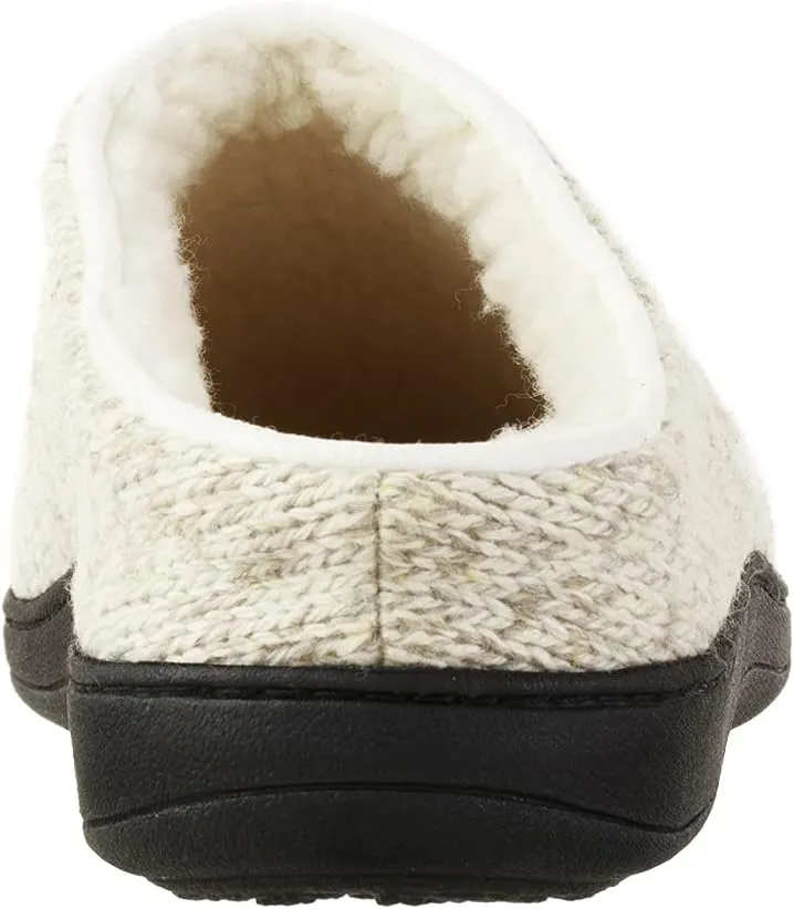 Acorn women's Flora Hoodback Slippers with Soft Cozy Berber Lining and Indoor/Outdoor Rubber Sole