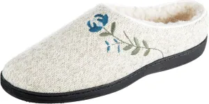 Acorn women's Flora Hoodback Slippers with Soft Cozy Berber Lining and Indoor/Outdoor Rubber Sole