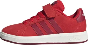 adidas Unisex-Child Grand Court 00s Elastic Lace & Strap Sneaker