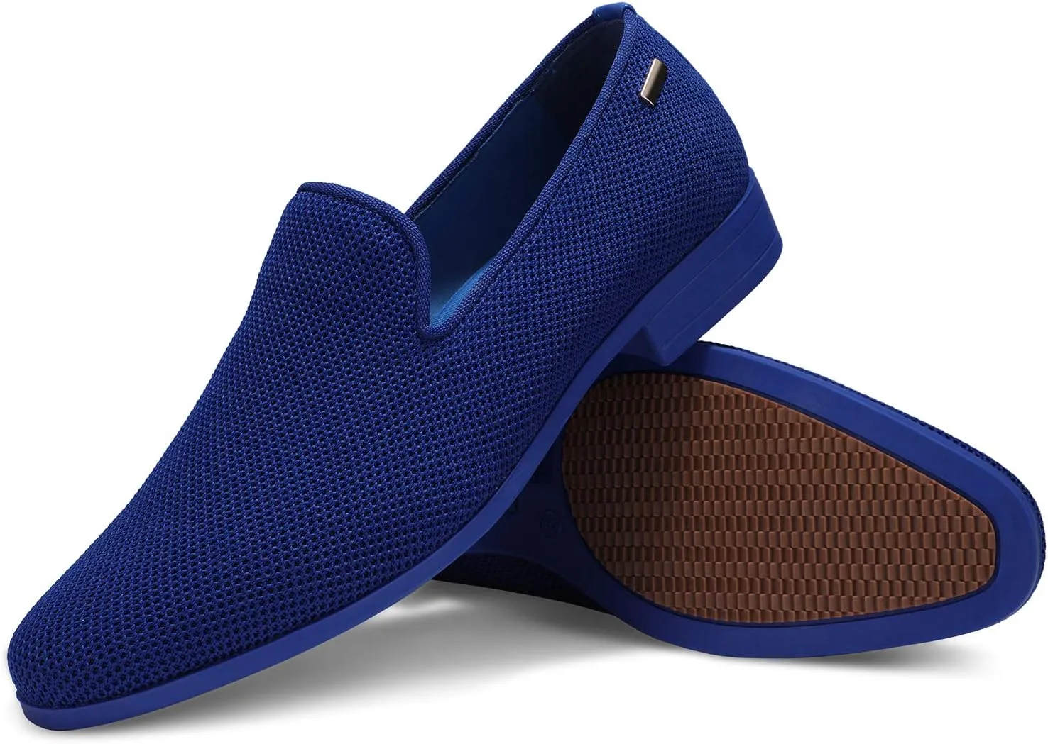 ALLY UNION MAKE FORCE Mens Loafers Dress Slip on Party Wedding Penny Smoking Shoes