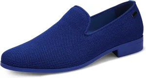 ALLY UNION MAKE FORCE Mens Loafers Dress Slip on Party Wedding Penny Smoking Shoes