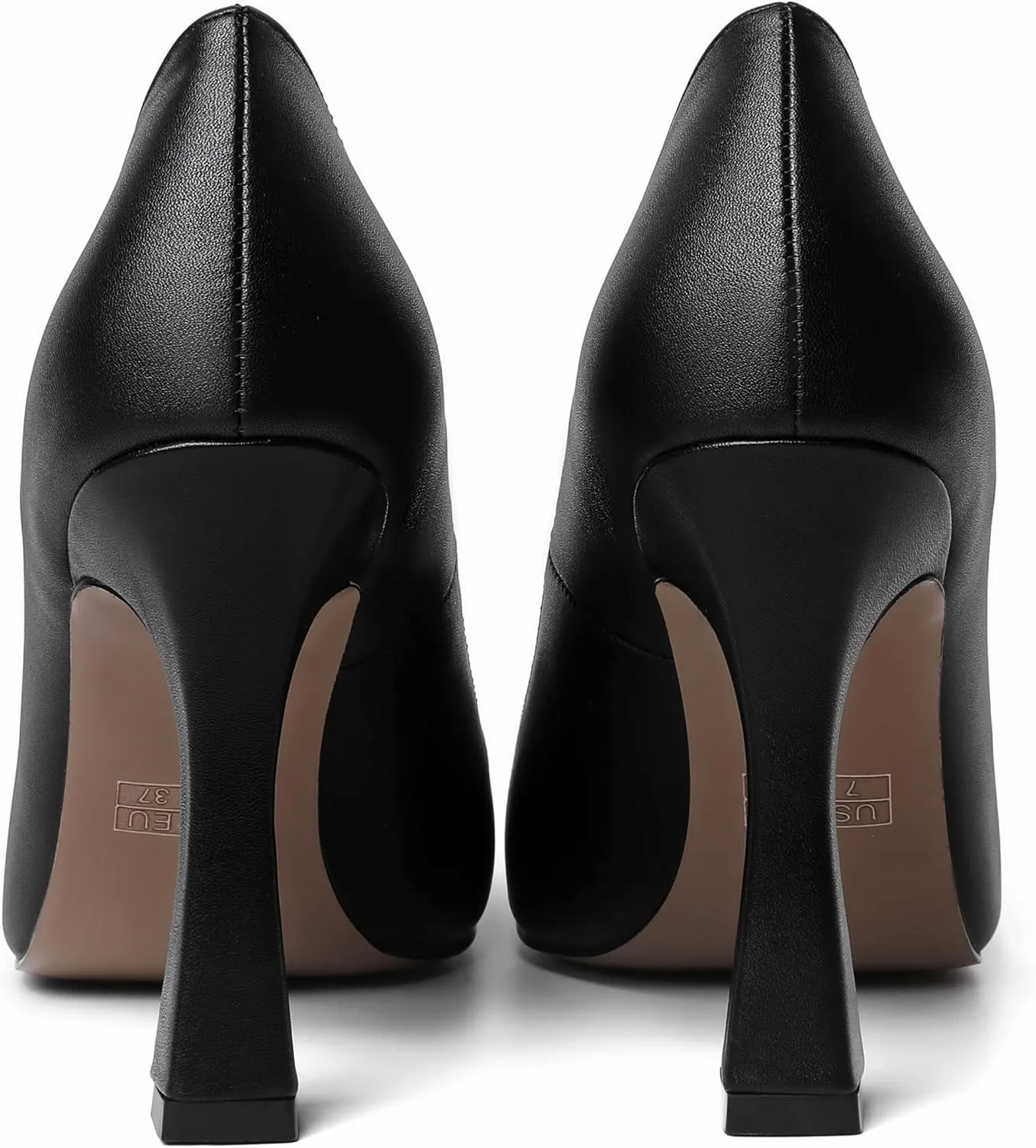 AMBELIGHT Womens Pointed Toe Evening Matte Dress Slip On Solid Stiletto High Heel Pumps Shoes 4 Inch