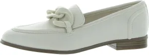 Anne Klein Womens Braxton Faux Leather Flat Loafers