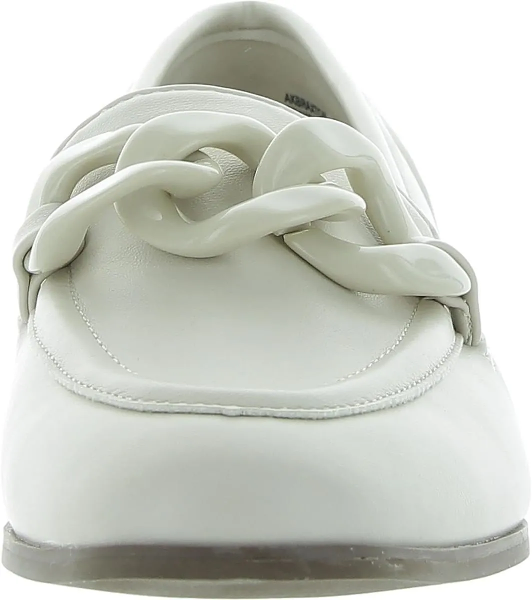 Anne Klein Womens Braxton Faux Leather Flat Loafers