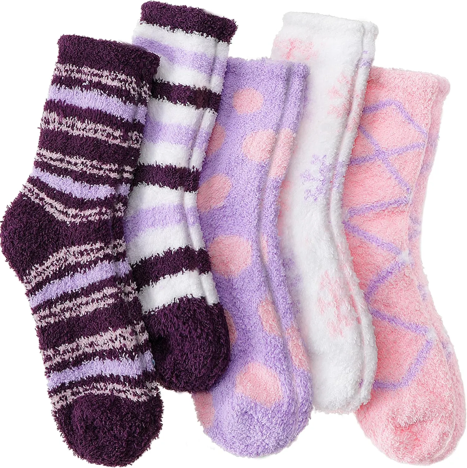 ANTSANG Women's Fuzzy Slipper Socks - Winter Fluffy Comfy Cozy Cabin Warm Home Socks