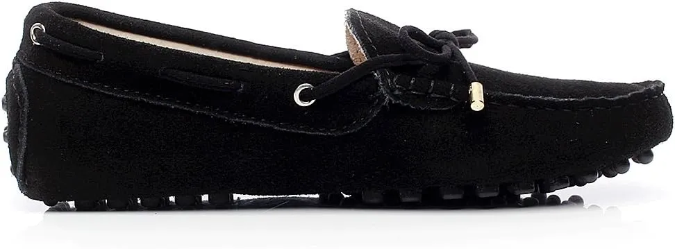 ANUFER Women's Classic Suede Penny Loafers Comfort Handmade Slipper Moccasins