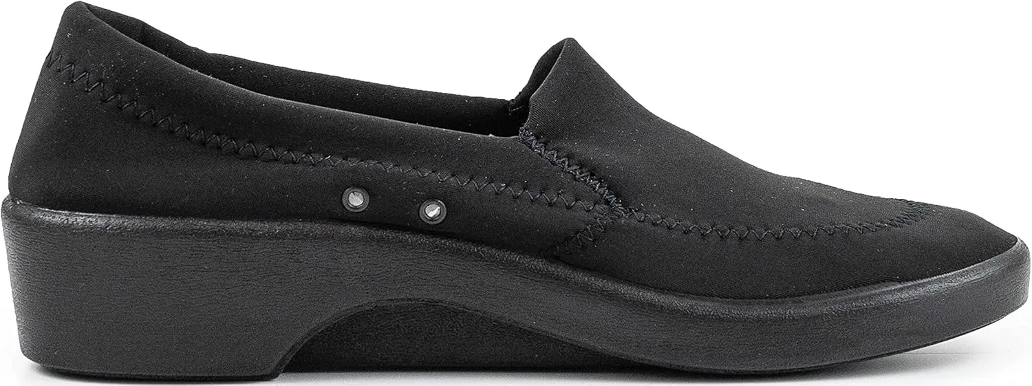 Arcopedico Womens Lyra Black Lycra Shoes
