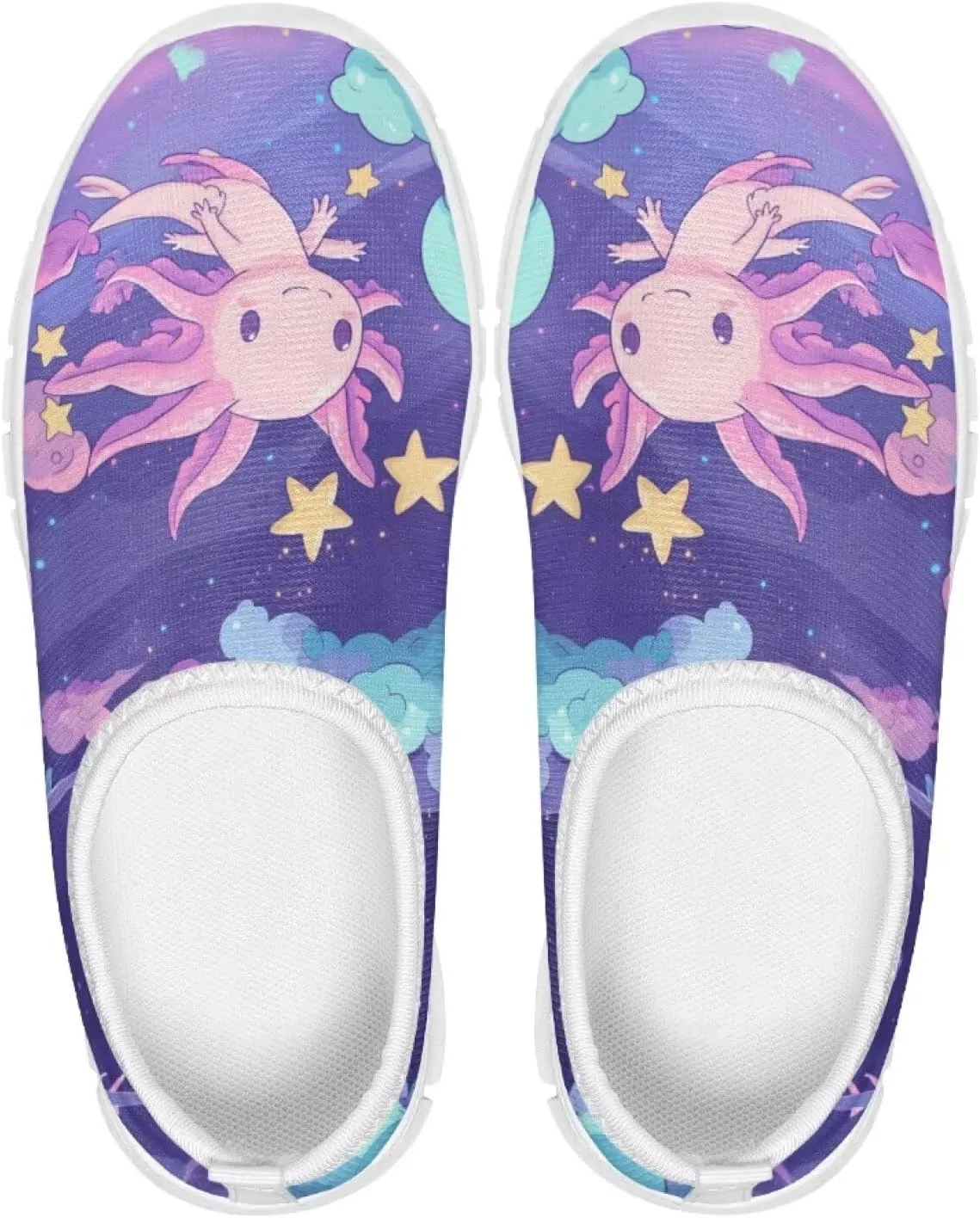 Axolotl Shoes for Girls Slip On Sneakers Kids Tennis Shoes Size 11-2,5