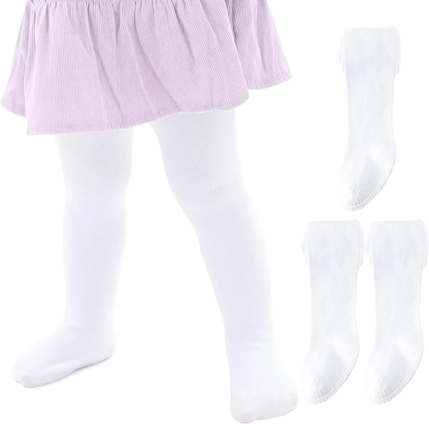 Baby Tights Non Slip Toddler Tights Seamless Cotton Stockings Infant Warm Leggings Pantyhose