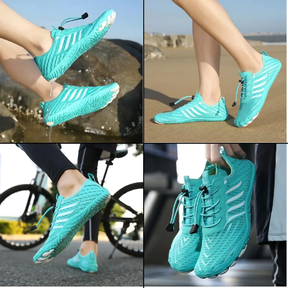 BareStep Active Barefoot Shoes Grounded Footwear Women Men Breathable Comfortable Slip on Hiking Water Shoes