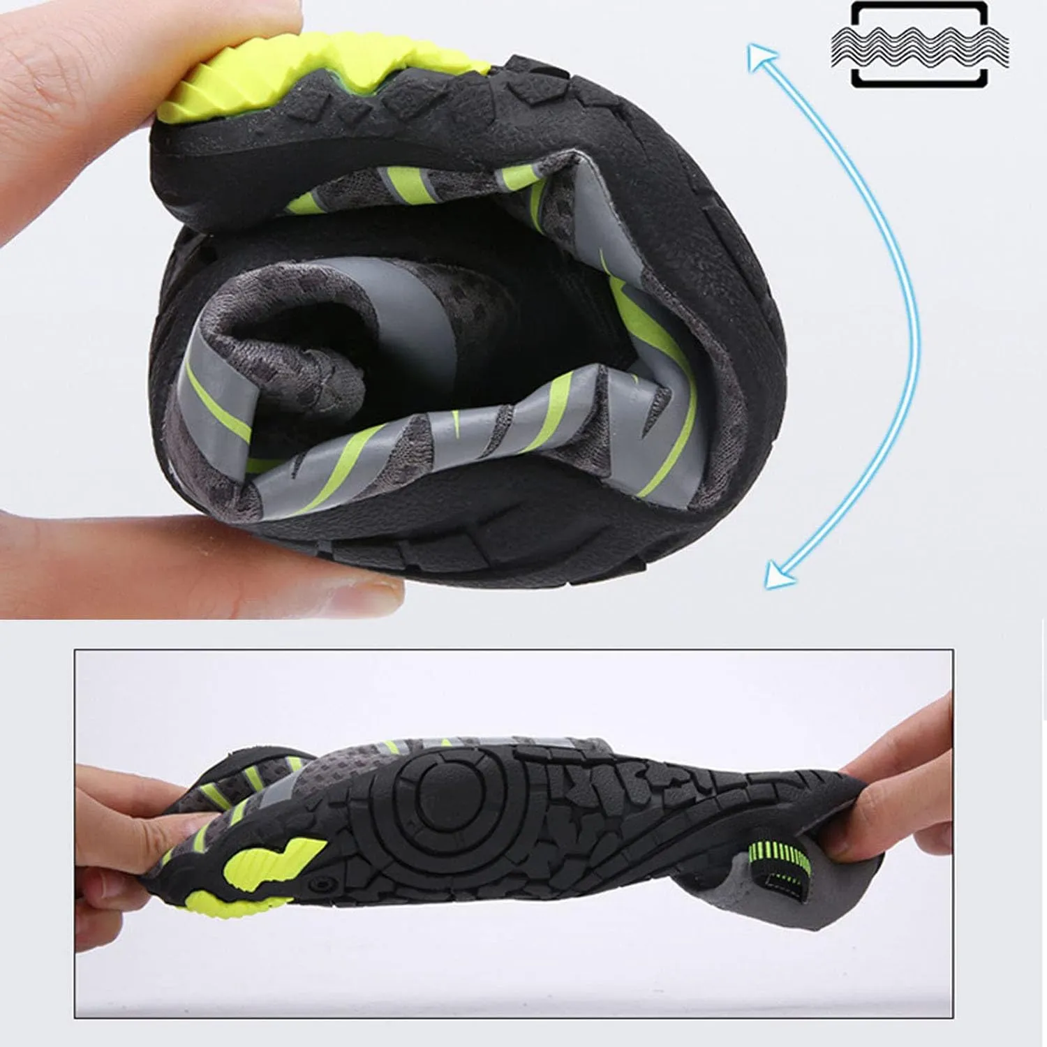 BareStep Active Minimalist Grounding Footwear, Slip-On Design for Men Women, Water Sports, Hiking, Beach Activities