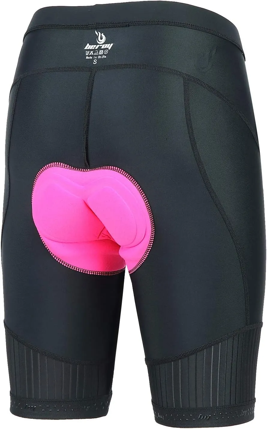 beroy Women Breathable Bike Shorts, Cycling Shorts with 3D Gel Pad