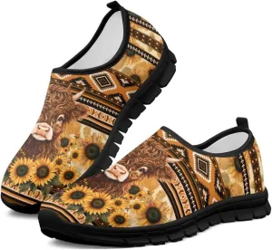 Binienty Womens Slip On Running Shoes Casual Loafers Shoes Arch Support Walking Shoes Breathable Anti Skid