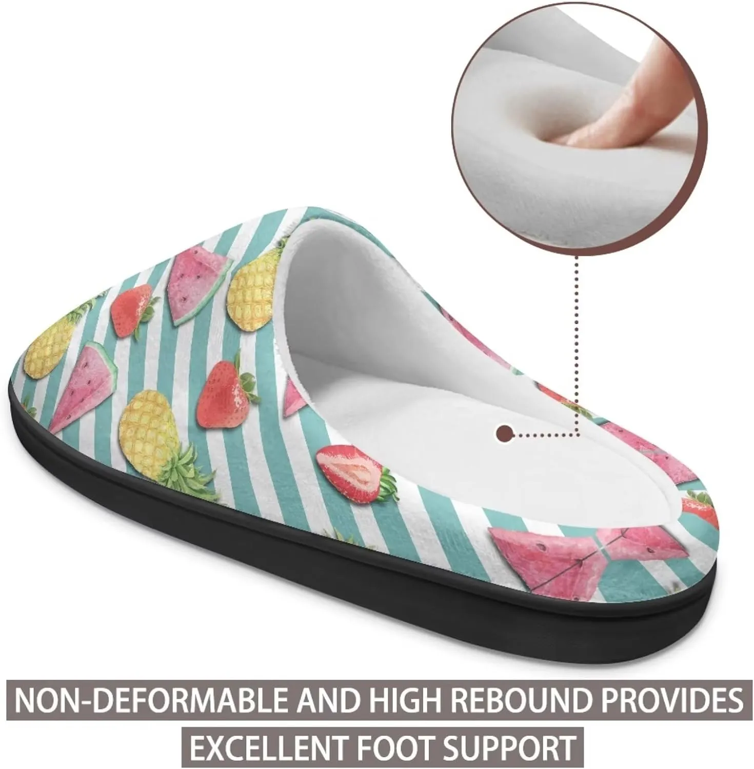Binienty Womens Slippers Winter Warm with Memory Foam Fluffy House Shoes Indoor Bedroom