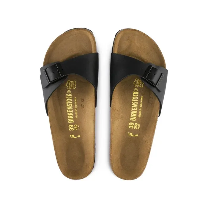 Birkenstock Madrid Birko Flor Black Slide