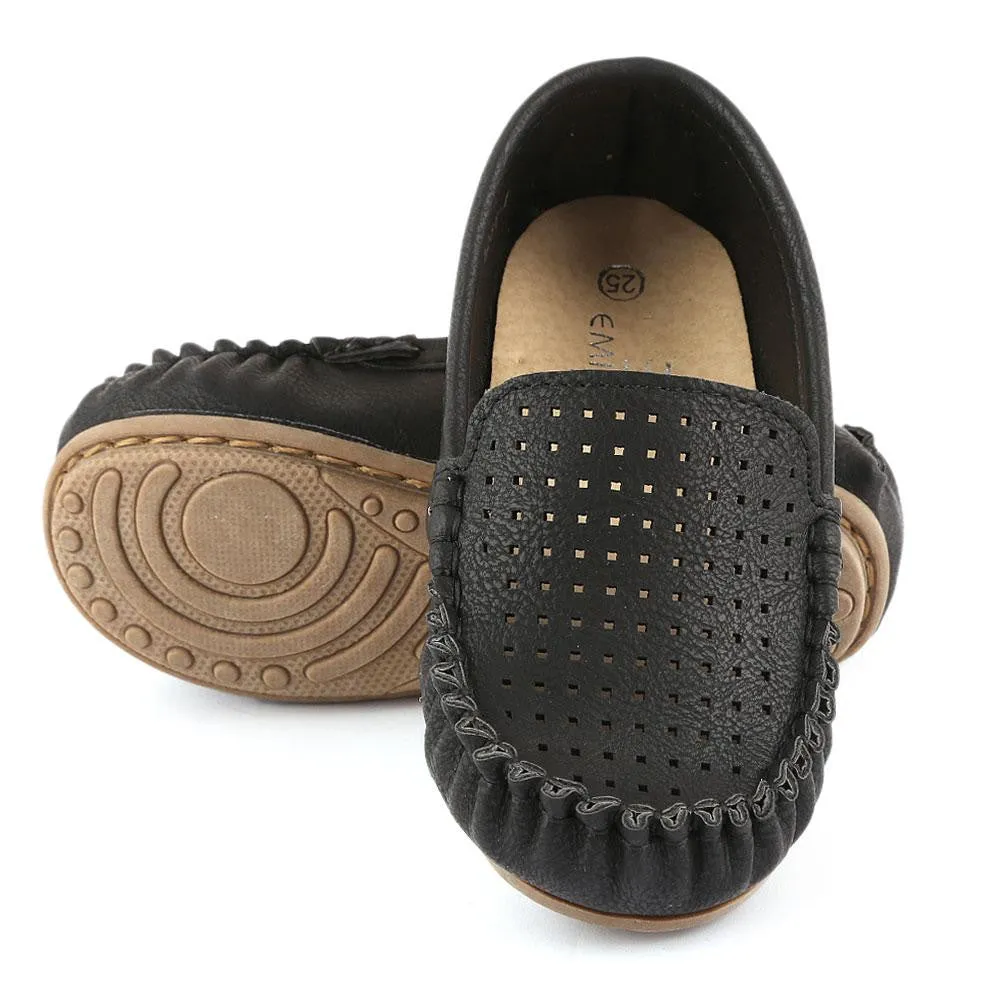 Boys Loafer (1231-1) - Black