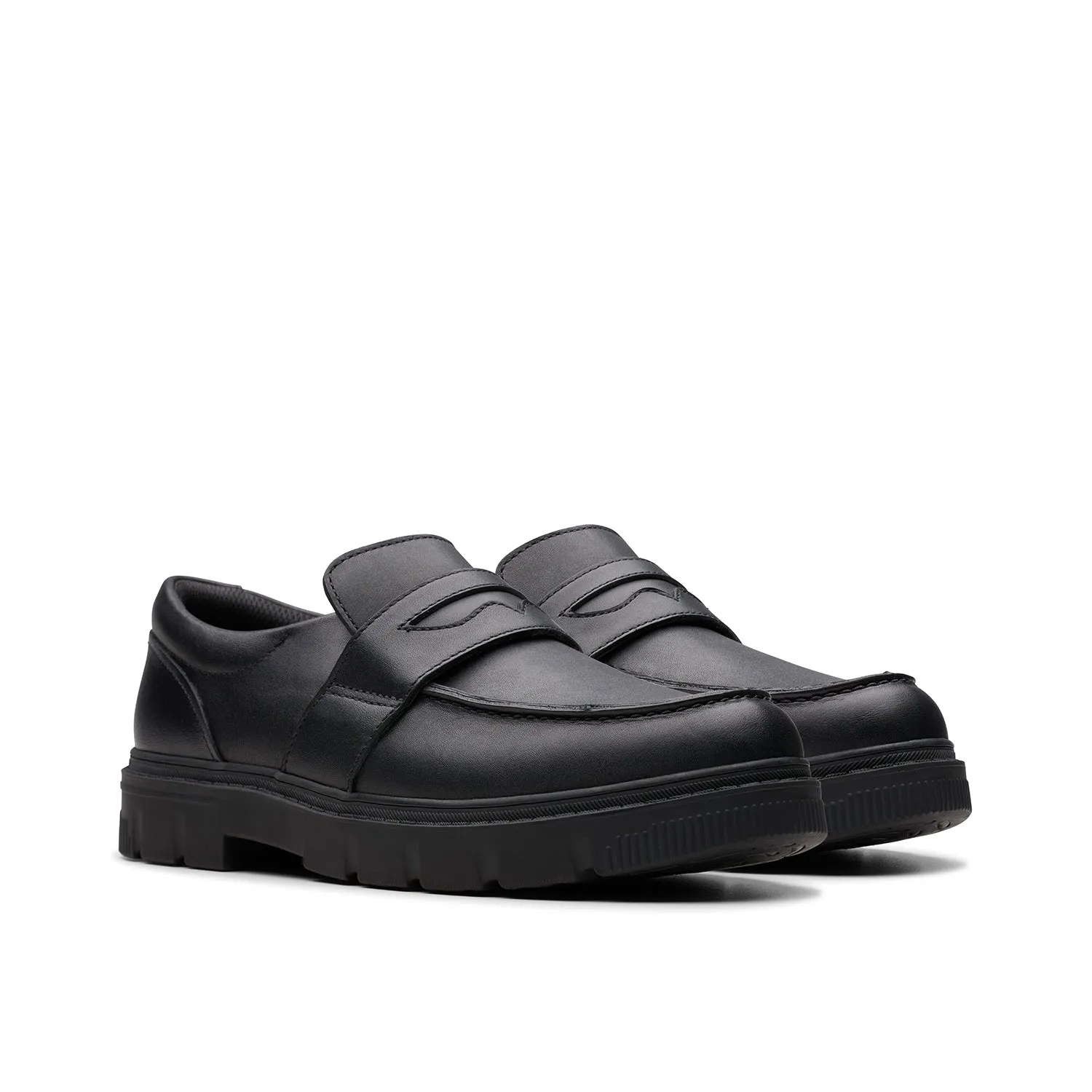 Boys - Lorcam Craft Youth Black Leather