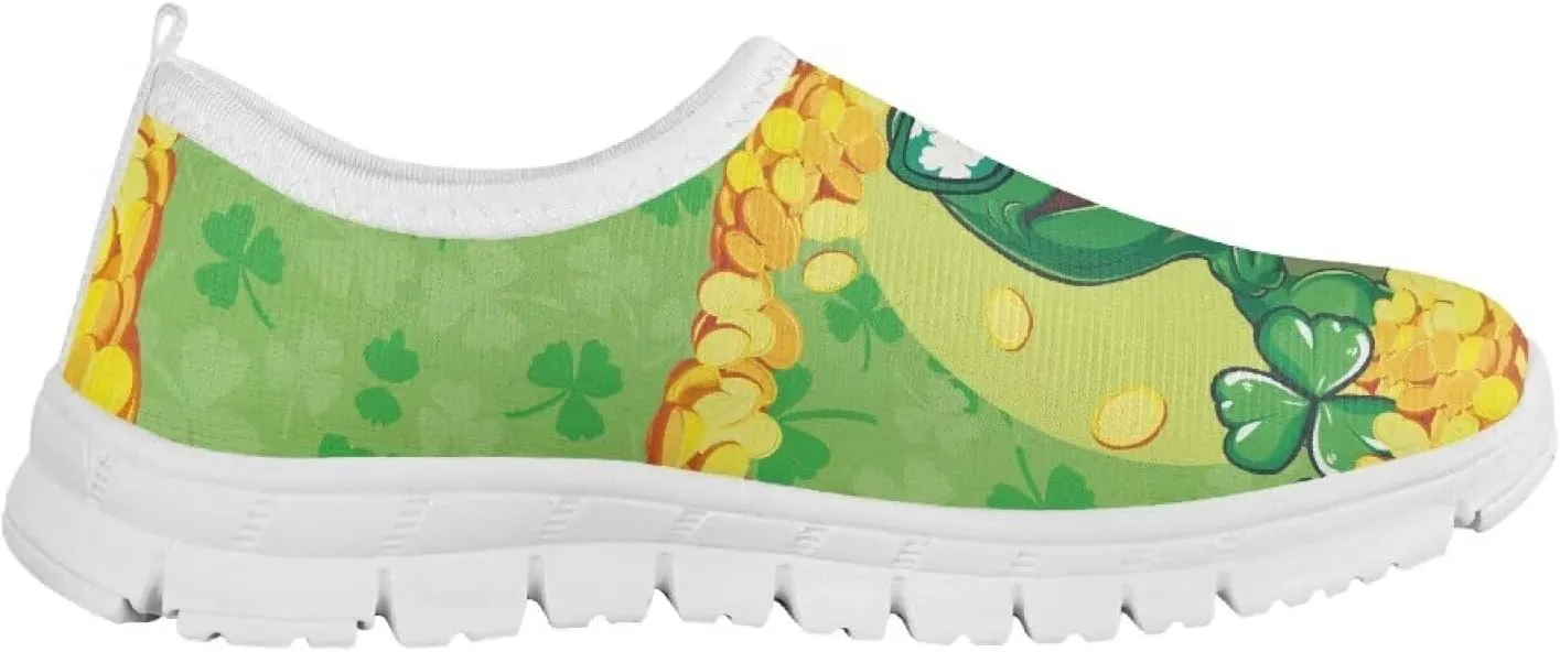 Boys Slip On Shoes Little Kids Tennis Shoes St. Patrick's Day Shoes