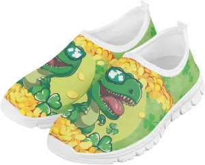 Boys Slip On Shoes Little Kids Tennis Shoes St. Patrick's Day Shoes