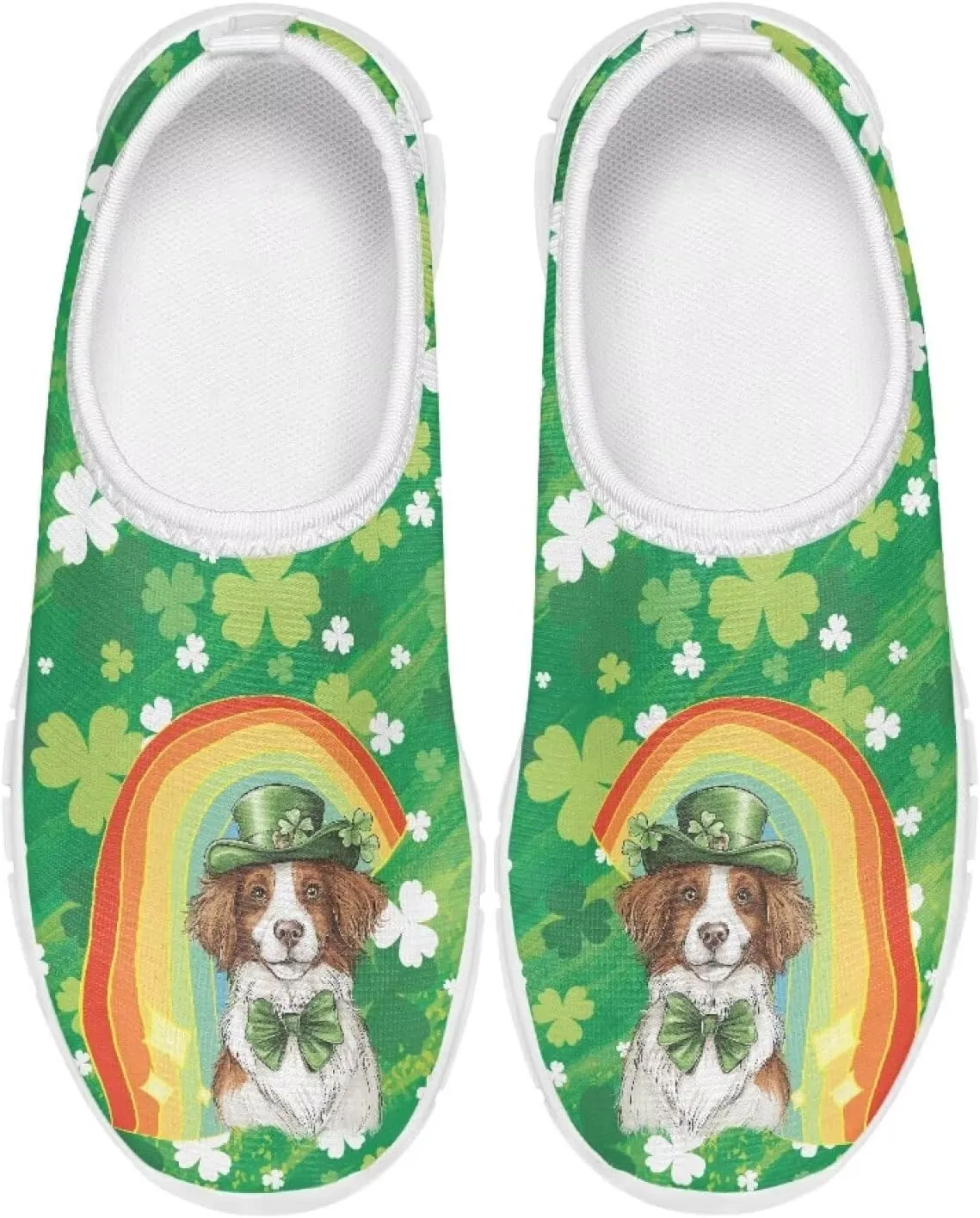 Boys Slip On Shoes Little Kids Tennis Shoes St. Patrick's Day Shoes