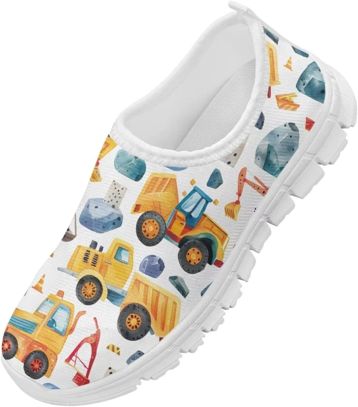 Boys Tennis Shoes Breathable Kid Slip On Sneakers for Outdoor Travel