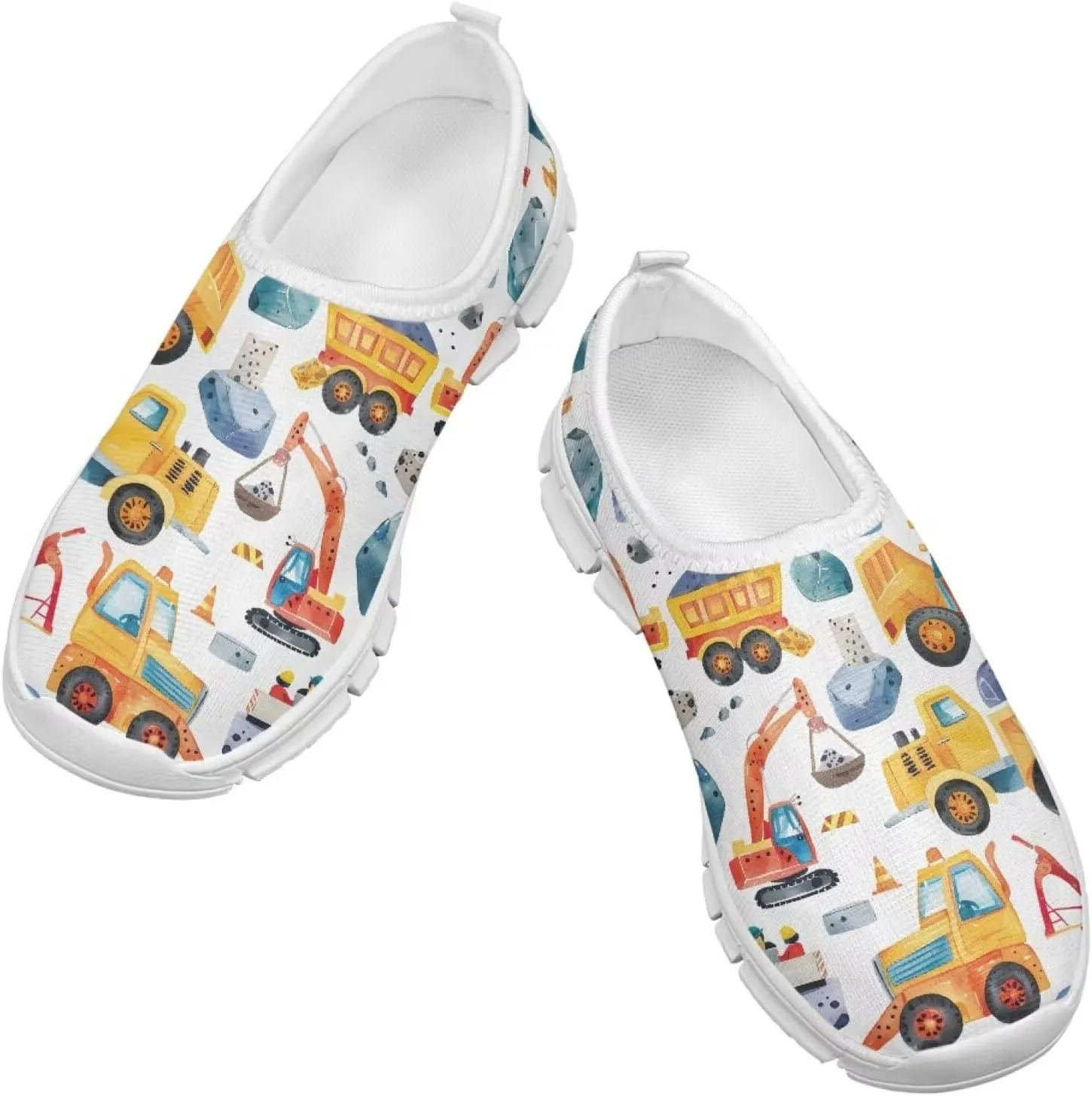 Boys Tennis Shoes Breathable Kid Slip On Sneakers for Outdoor Travel