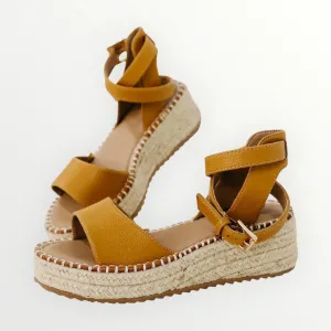 Camel Light Affordable luxury Everly - Sandal Platform Personalized assistance The