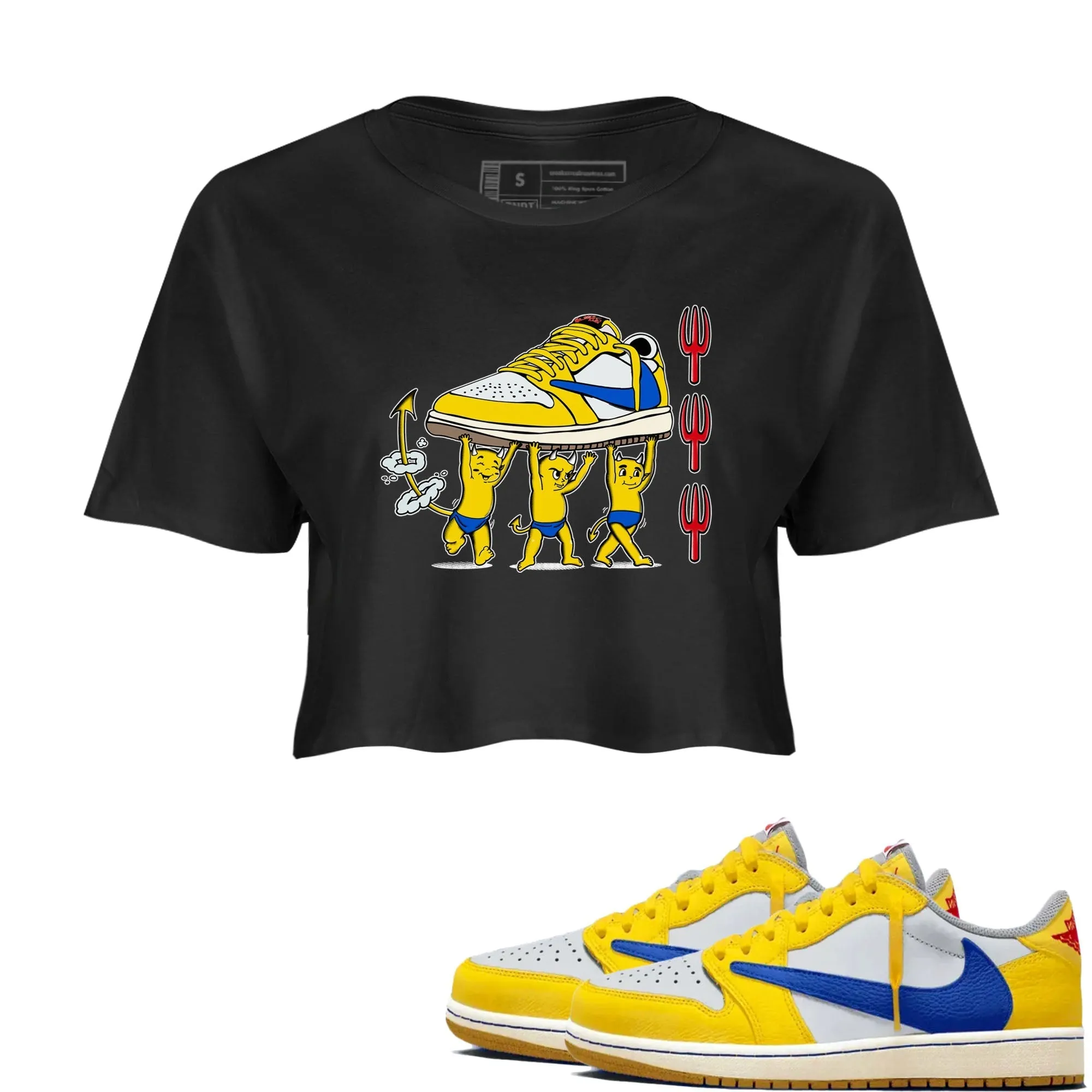 Canary Women's Flexible customer care 1 SNRT International returns Travis Scott Air Devil - Sneaker Babies Jordan Top