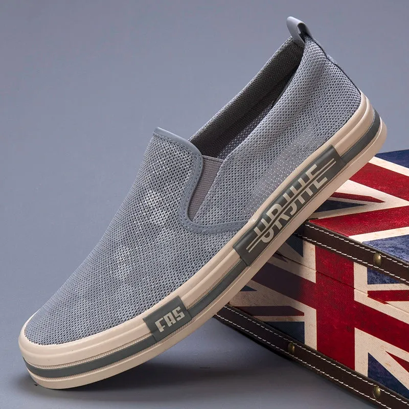 Canvas Men's Arrival Shoes Customer-approved for Spring/Summer 2024 Easiest Leisure Shoes Flat Shoes Board Loafers Trendy New Breathable Bottom Cloth Timeless Match Slip-on