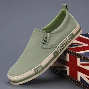 Canvas Men's Arrival Shoes Customer-approved for Spring/Summer 2024 Easiest Leisure Shoes Flat Shoes Board Loafers Trendy New Breathable Bottom Cloth Timeless Match Slip-on
