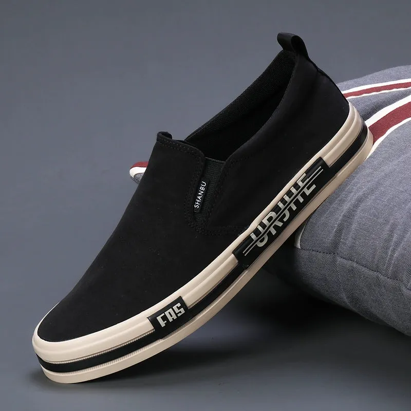 Canvas Men's Arrival Shoes Customer-approved for Spring/Summer 2024 Easiest Leisure Shoes Flat Shoes Board Loafers Trendy New Breathable Bottom Cloth Timeless Match Slip-on