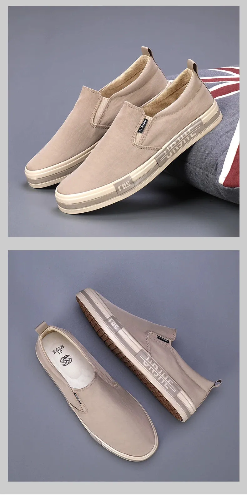 Canvas Men's Arrival Shoes Customer-approved for Spring/Summer 2024 Easiest Leisure Shoes Flat Shoes Board Loafers Trendy New Breathable Bottom Cloth Timeless Match Slip-on