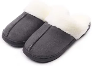 Caramella Bubble Women Slippers House Shoes : Fuzzy Fur Memory Foam Non Slip Slipper - Indoor Outdoor Ladies Maternity Home Slide