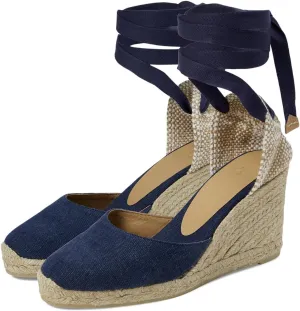 CASTANER Women's Carina 80 Wedge Espadrille Sandal