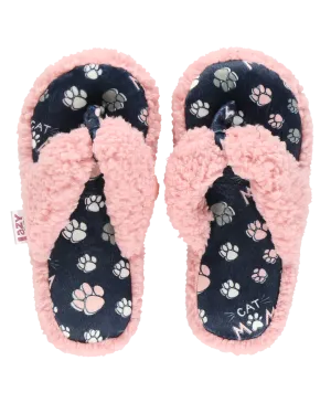 Cat Mom Spa Slipper L/XL