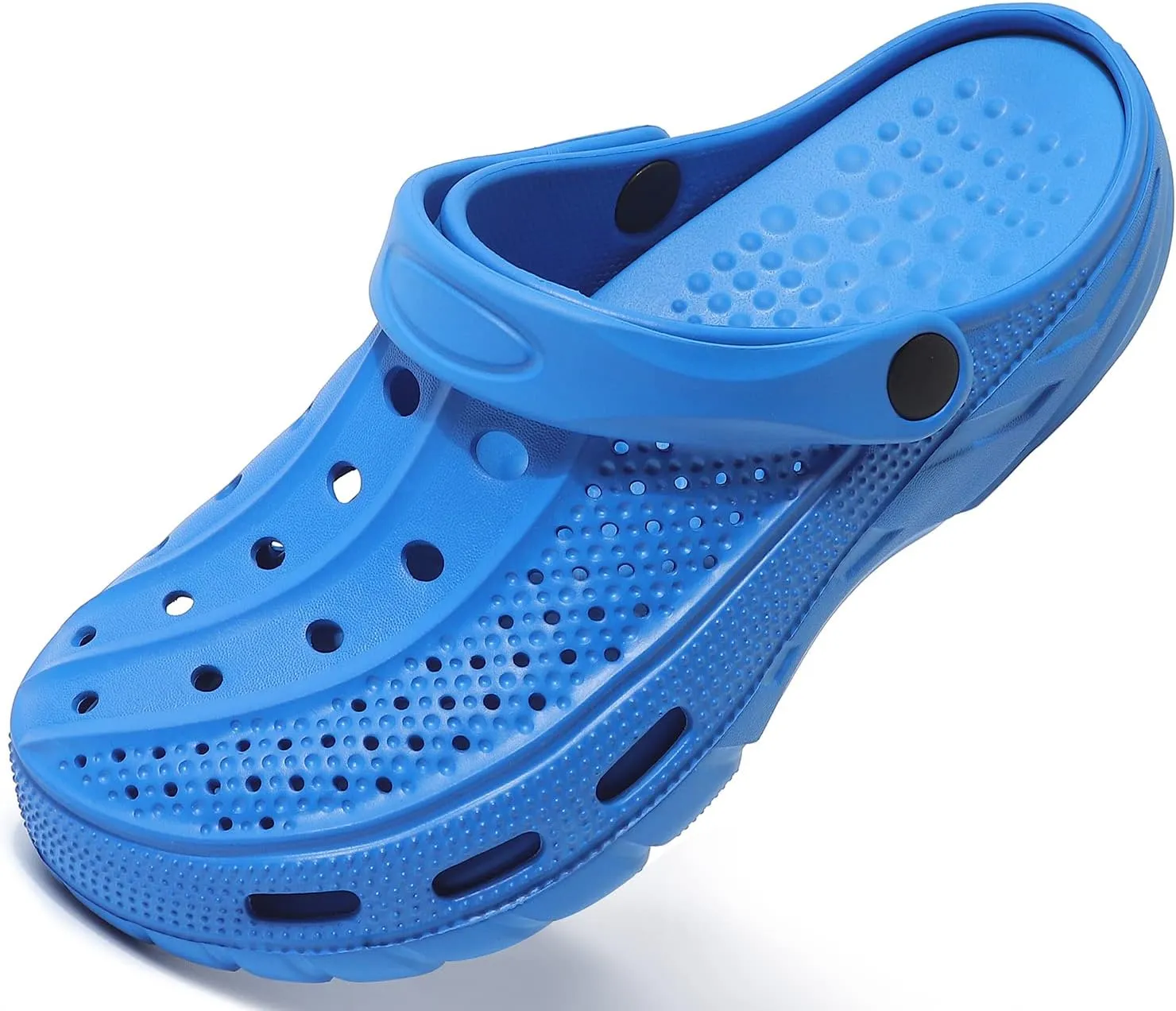 ChayChax Men's and Women's Arch Support Clogs Garden Shoes Slip-on Outdoor Beach Slippers with Removable Cushion Footbed