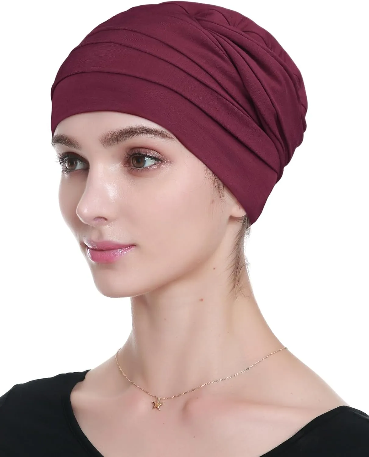 Chemo Headwear Head Wraps for Cancer Patients Made of Viscose – Warm, Super Comfy