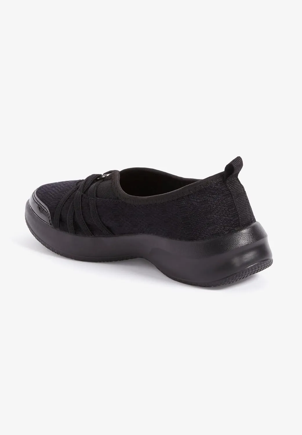 Comfortview Women's Wide Width The Greer Athletic Sneaker