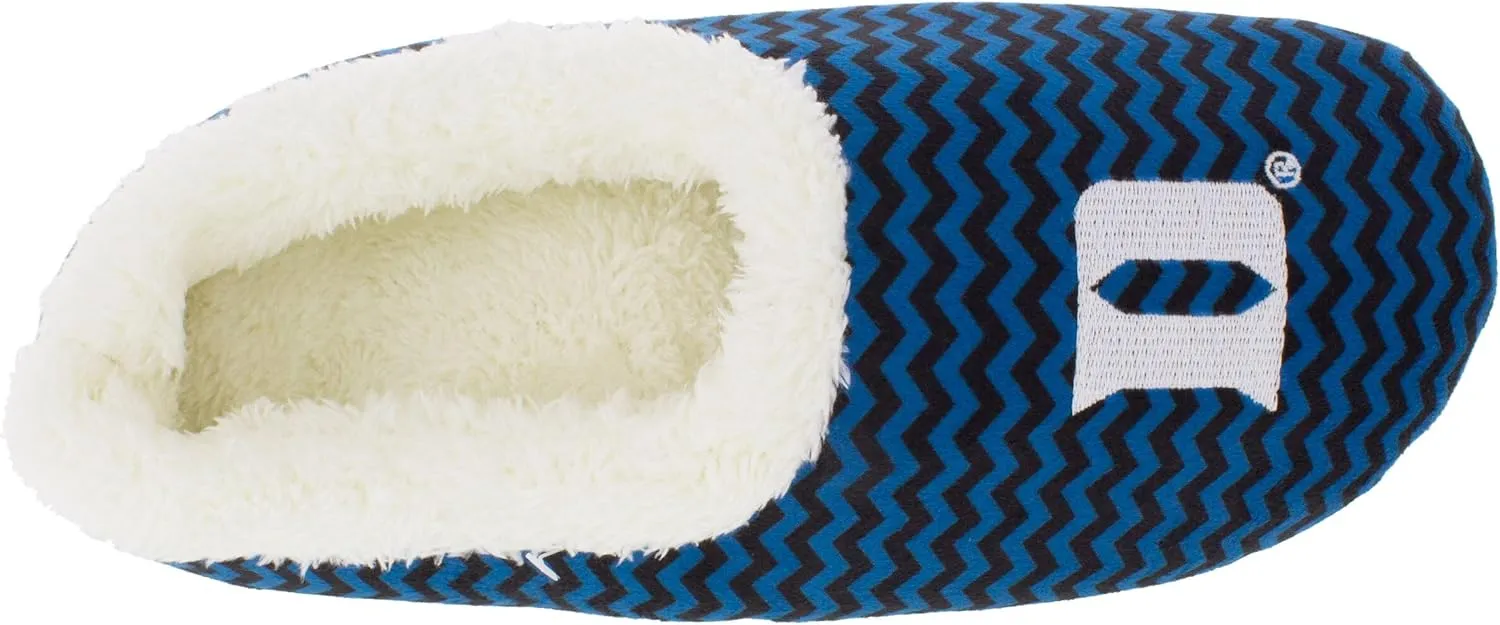 Comfy Feet NCAA Slip On Chevron Pattern Slippers