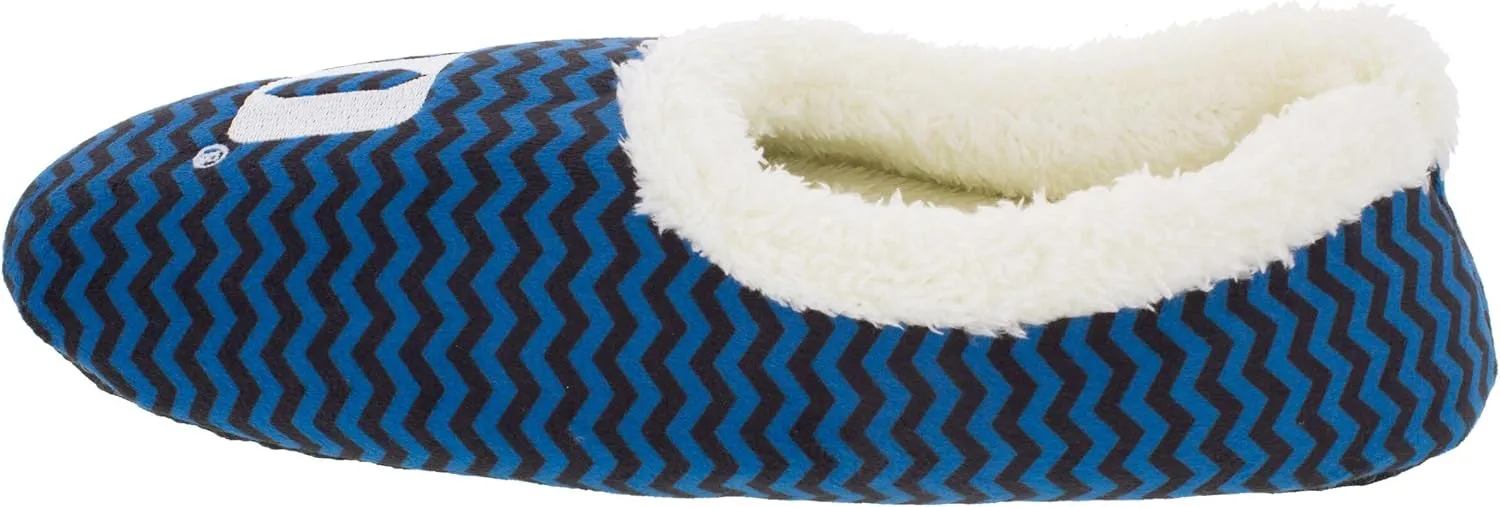 Comfy Feet NCAA Slip On Chevron Pattern Slippers