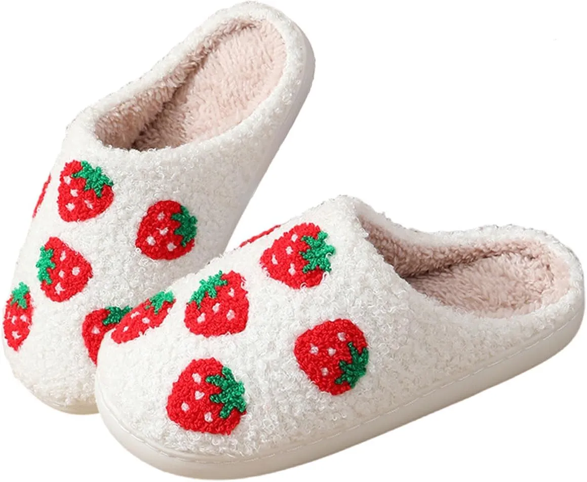 Comfy House Slippers For Women Men, Ladies Fuzzy Bedroom Slippers,indoor Outdoor Memory Foam Shoes