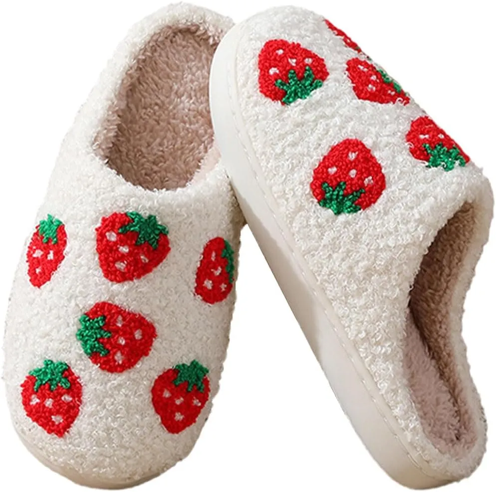 Comfy House Slippers For Women Men, Ladies Fuzzy Bedroom Slippers,indoor Outdoor Memory Foam Shoes