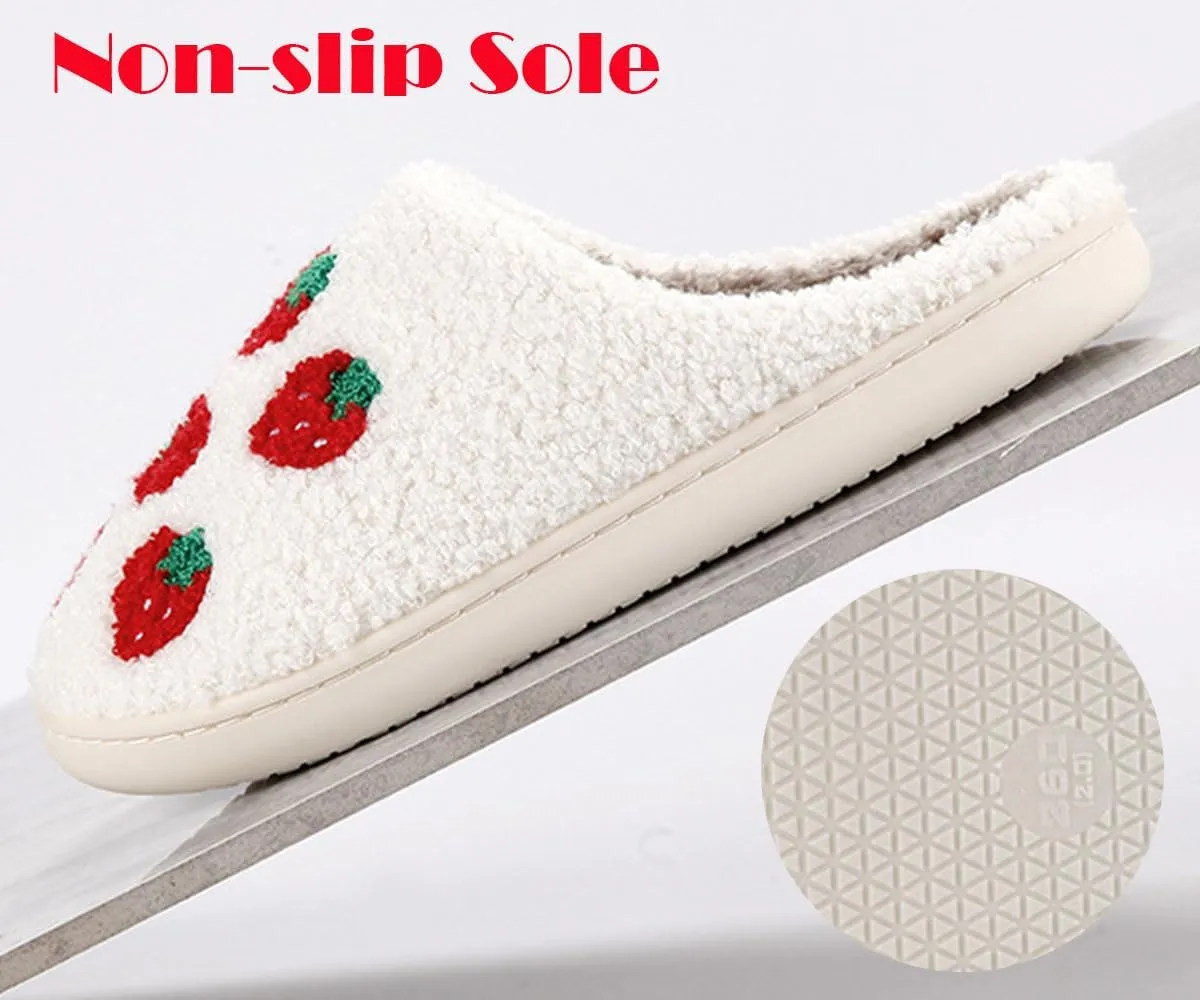 Comfy House Slippers For Women Men, Ladies Fuzzy Bedroom Slippers,indoor Outdoor Memory Foam Shoes