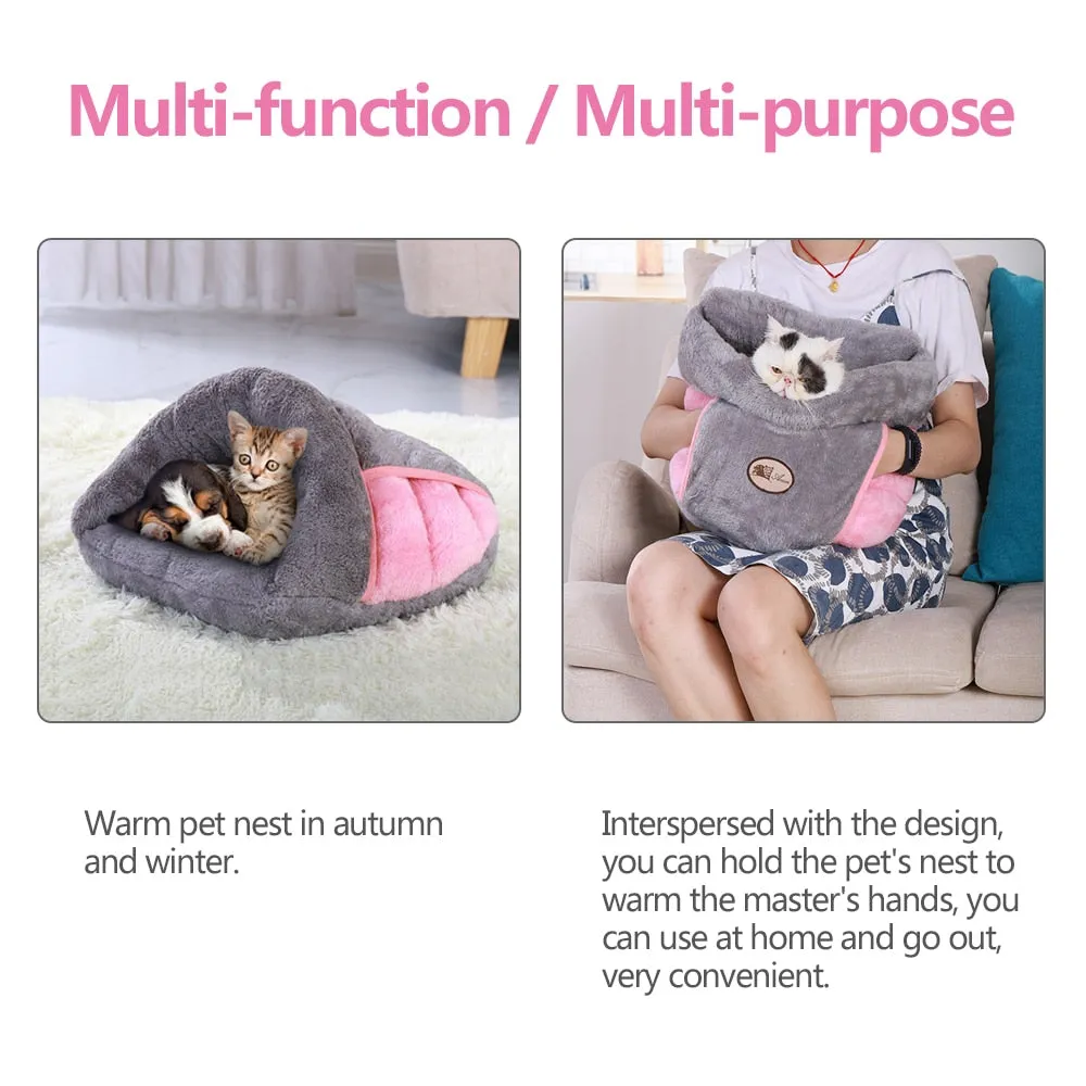 Comfy Slipper Warm Cat Bed