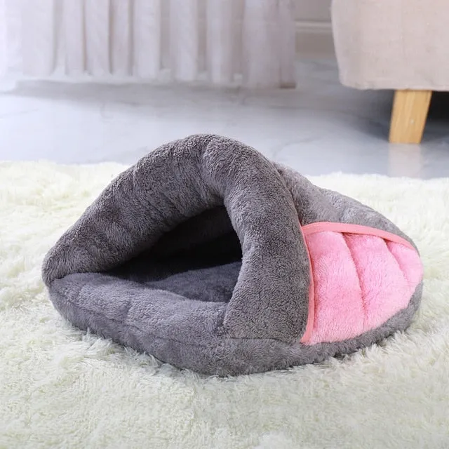 Comfy Slipper Warm Cat Bed