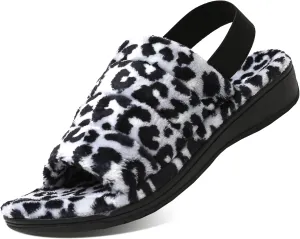 Comfy Slippers for Women Indoor and Outdoor - Fluffy, Cute, and Fuzzy House Slippers for Women with Arch Support and Orthopedic Focus