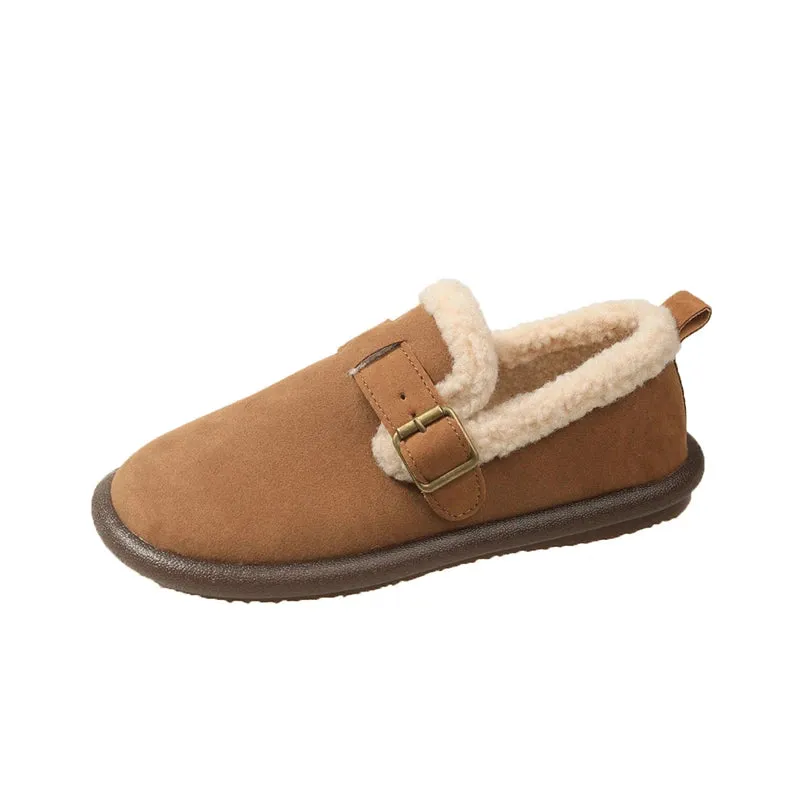 Comfy Suede Slip-On Flats